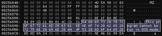 Embedded Windows executable